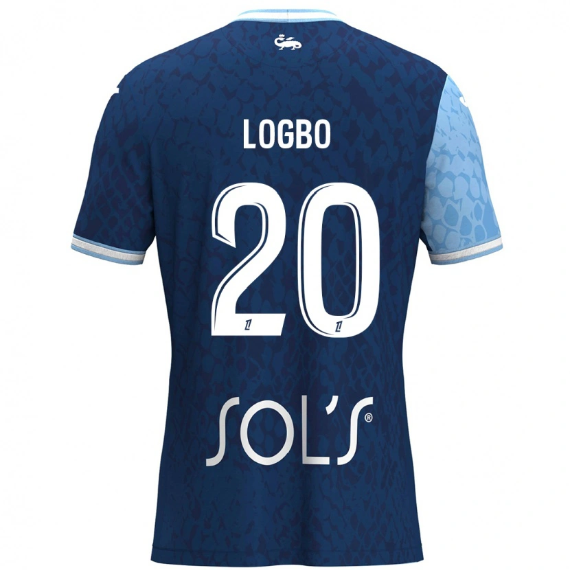 Danxen Męski Andy Logbo #20 Niebieski Ciemnoniebieski Domowa Koszulka 2024/25 Koszulki Klubowe