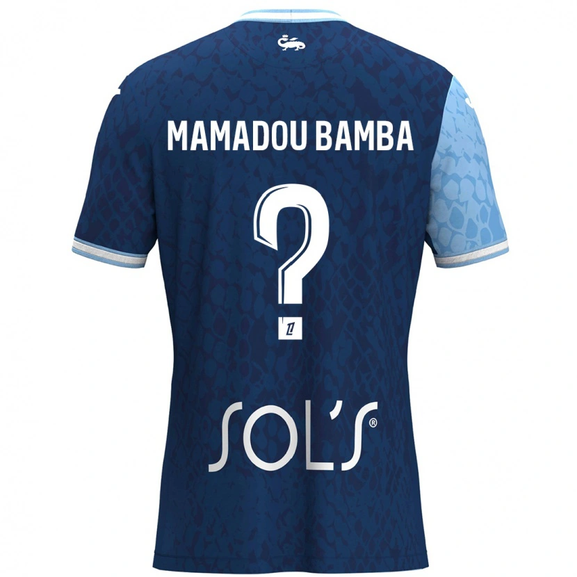 Danxen Męski Ben Mamadou Bamba #0 Niebieski Ciemnoniebieski Domowa Koszulka 2024/25 Koszulki Klubowe