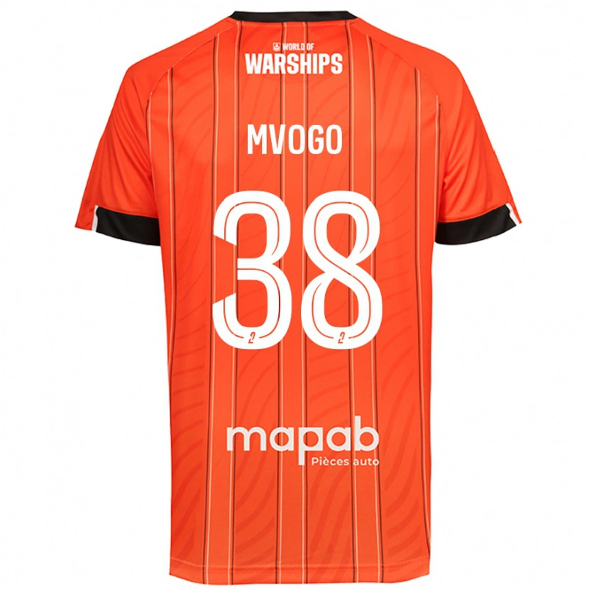 Danxen Męski Yvon Mvogo #38 Pomarańczowy Domowa Koszulka 2024/25 Koszulki Klubowe