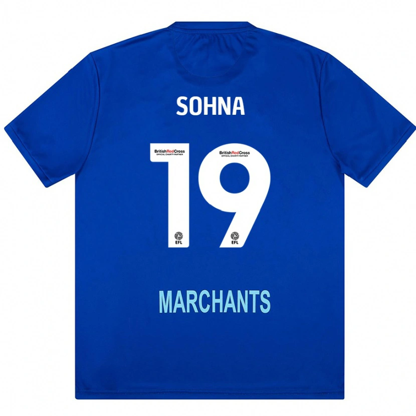 Danxen Męski Harrison Sohna #19 Zielony Wyjazdowa Koszulka 2024/25 Koszulki Klubowe