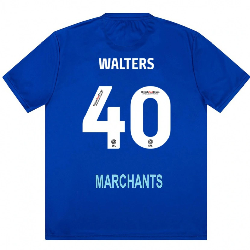 Danxen Męski Cameron Walters #40 Zielony Wyjazdowa Koszulka 2024/25 Koszulki Klubowe