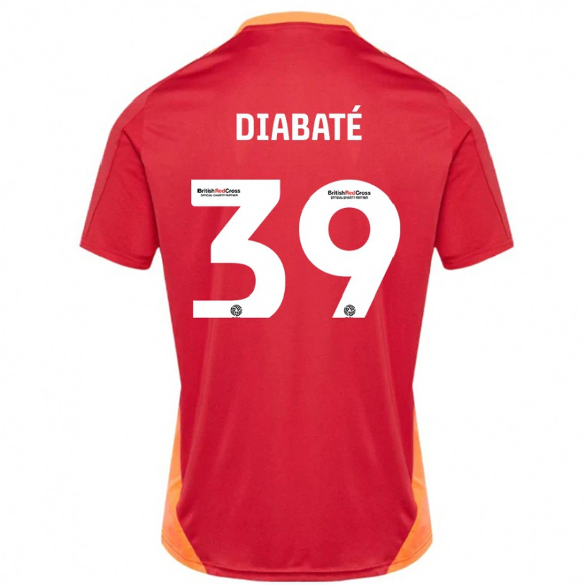 Danxen Męski Cheick Diabaté #39 Niebieski Złamana Biel Wyjazdowa Koszulka 2024/25 Koszulki Klubowe