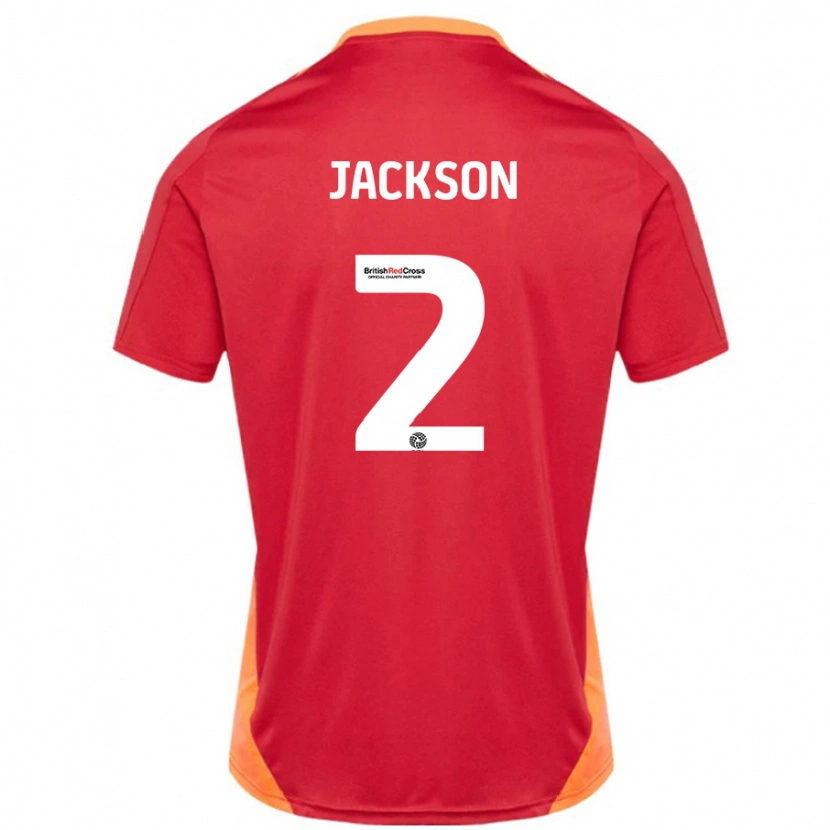 Danxen Męski Bow Jackson #2 Niebieski Złamana Biel Wyjazdowa Koszulka 2024/25 Koszulki Klubowe
