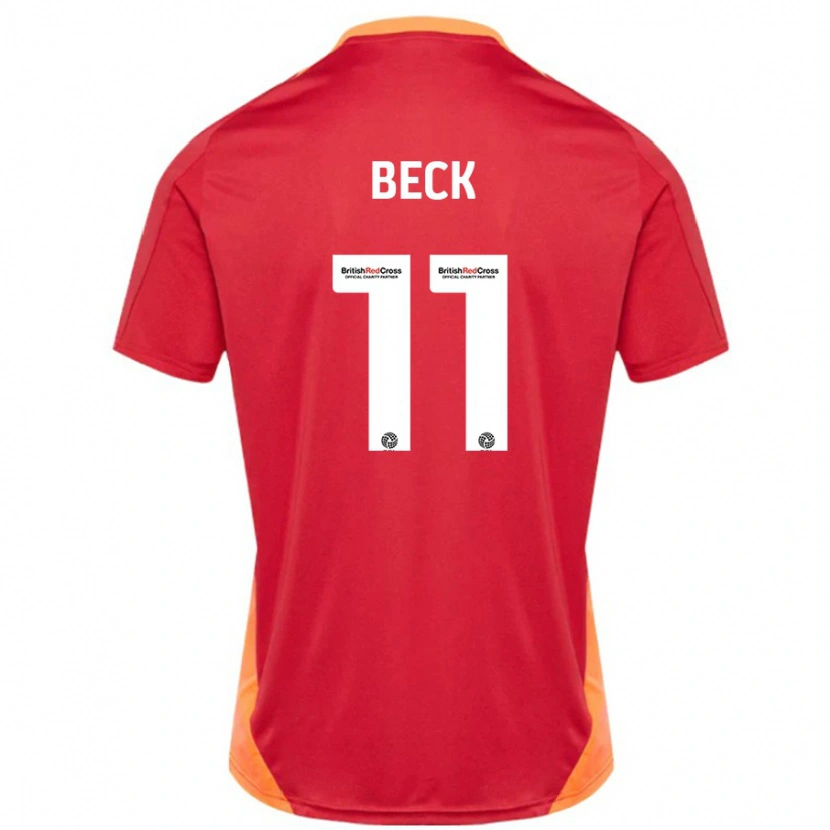 Danxen Męski Steph Beck #11 Niebieski Złamana Biel Wyjazdowa Koszulka 2024/25 Koszulki Klubowe