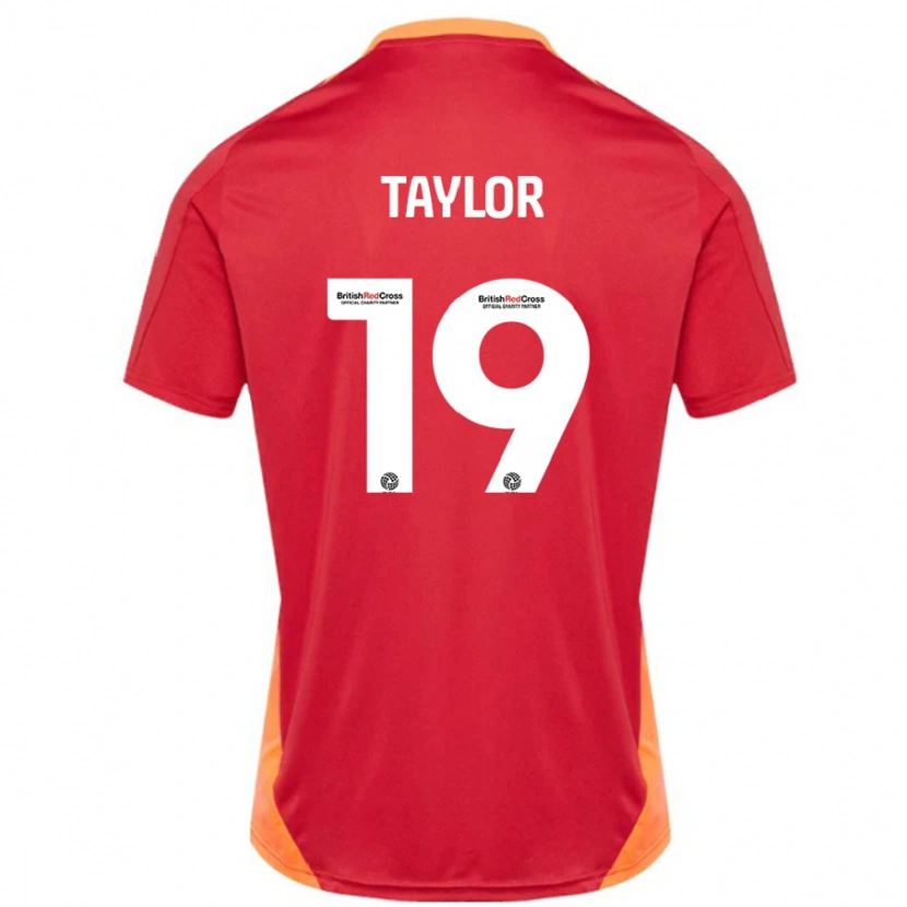 Danxen Męski Mollie Taylor #19 Niebieski Złamana Biel Wyjazdowa Koszulka 2024/25 Koszulki Klubowe