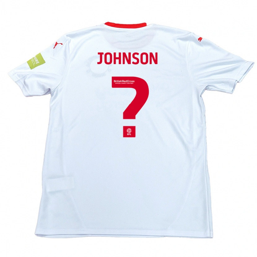 Danxen Męski Will Johnson #0 Biały Wyjazdowa Koszulka 2024/25 Koszulki Klubowe