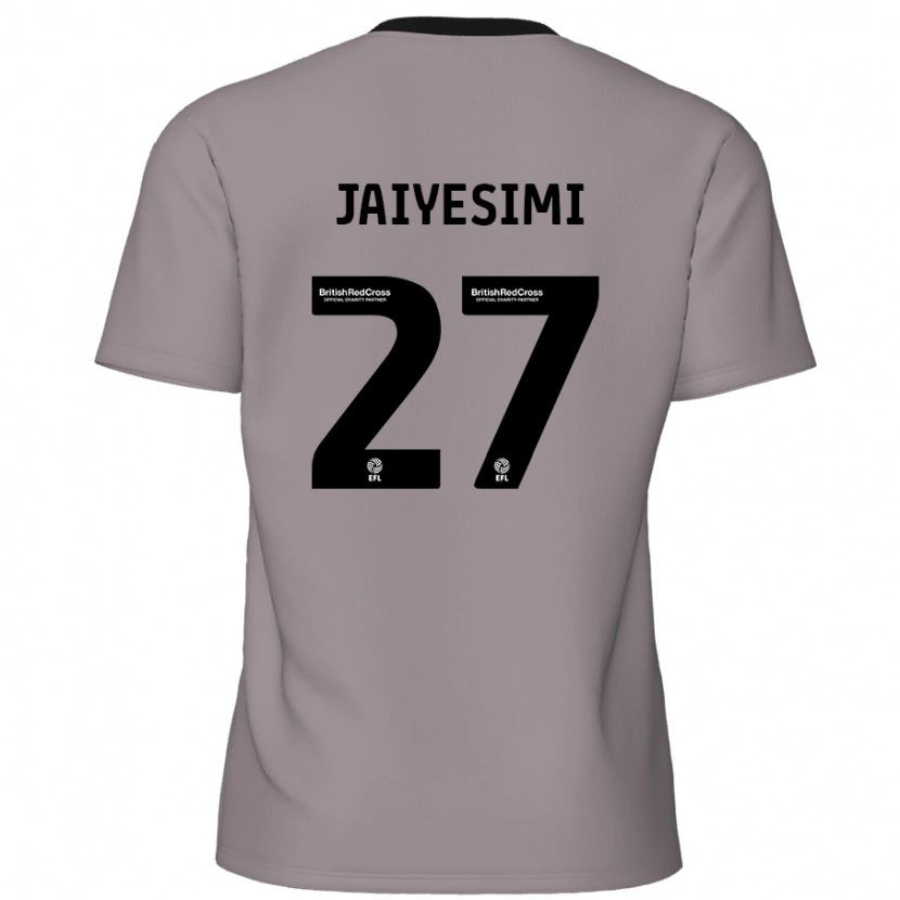 Danxen Męski Diallang Jaiyesimi #27 Szary Wyjazdowa Koszulka 2024/25 Koszulki Klubowe