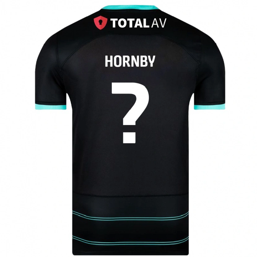 Danxen Męski Megan Hornby #0 Czarny Wyjazdowa Koszulka 2024/25 Koszulki Klubowe