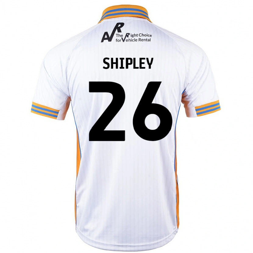 Danxen Męski Jordan Shipley #26 Biały Wyjazdowa Koszulka 2024/25 Koszulki Klubowe