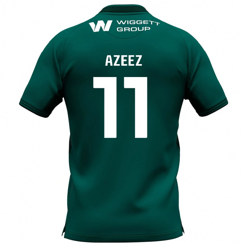 Danxen Męski Femi Azeez #11 Zielony Wyjazdowa Koszulka 2024/25 Koszulki Klubowe