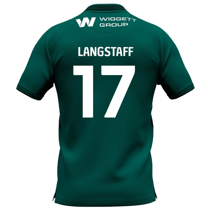 Danxen Męski Macaulay Langstaff #17 Zielony Wyjazdowa Koszulka 2024/25 Koszulki Klubowe
