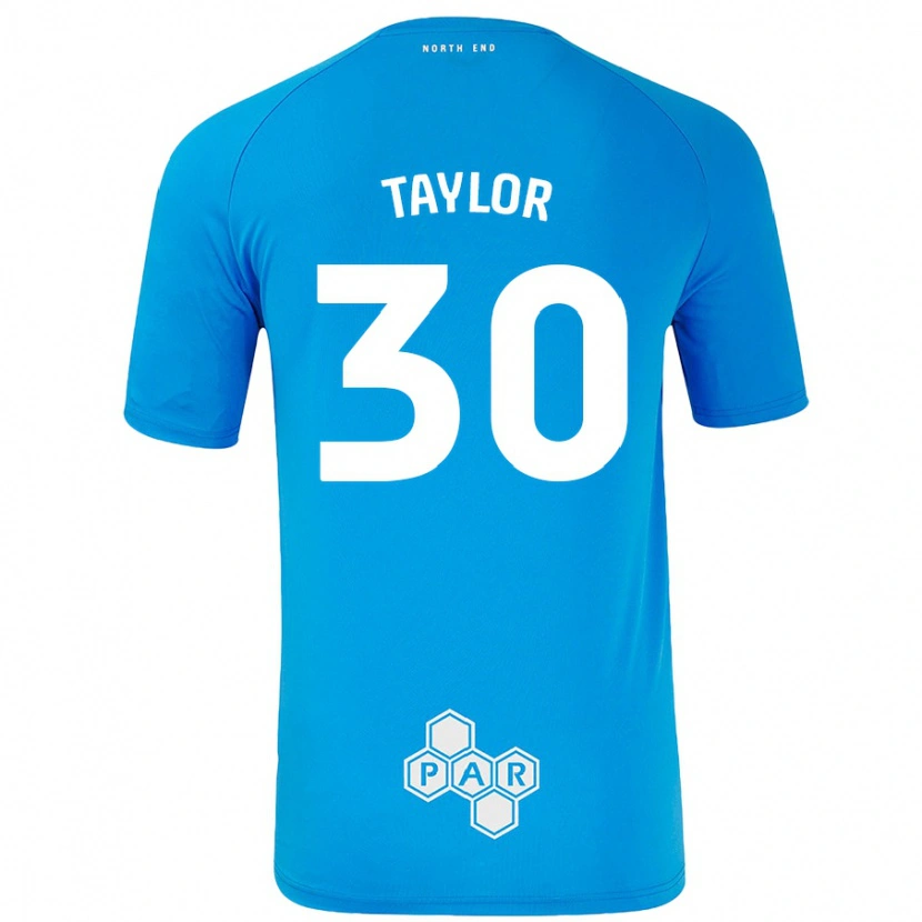 Danxen Męski Kian Taylor #30 Niebieski Wyjazdowa Koszulka 2024/25 Koszulki Klubowe