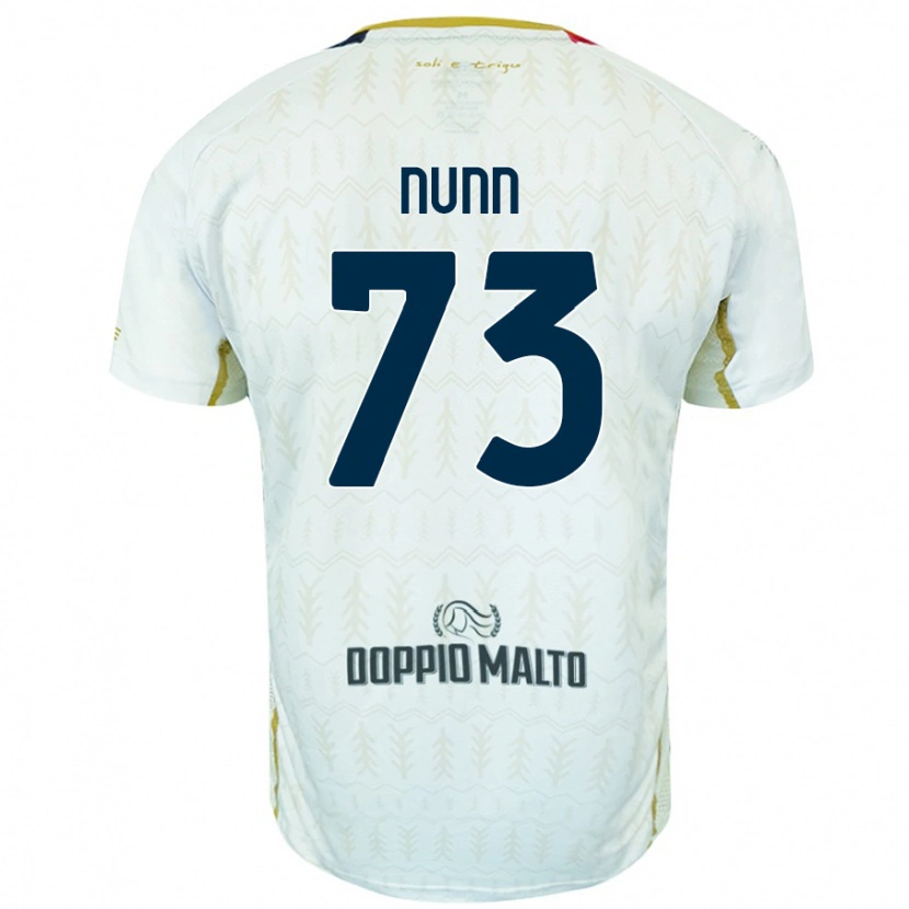 Danxen Męski Jack Nunn #73 Biały Wyjazdowa Koszulka 2024/25 Koszulki Klubowe