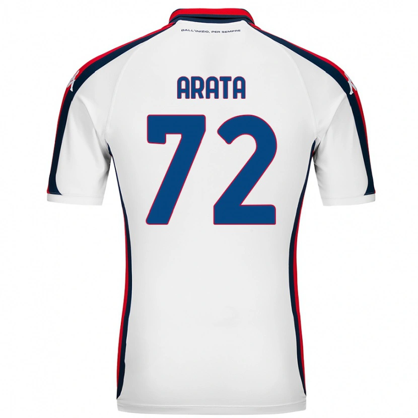 Danxen Męski Stefano Arata #72 Biały Wyjazdowa Koszulka 2024/25 Koszulki Klubowe