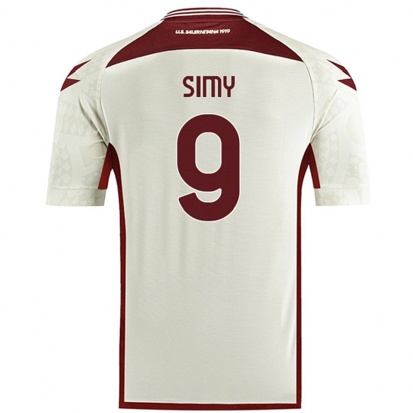 Danxen Męski Simy #9 Kolor Kremowy Wyjazdowa Koszulka 2024/25 Koszulki Klubowe