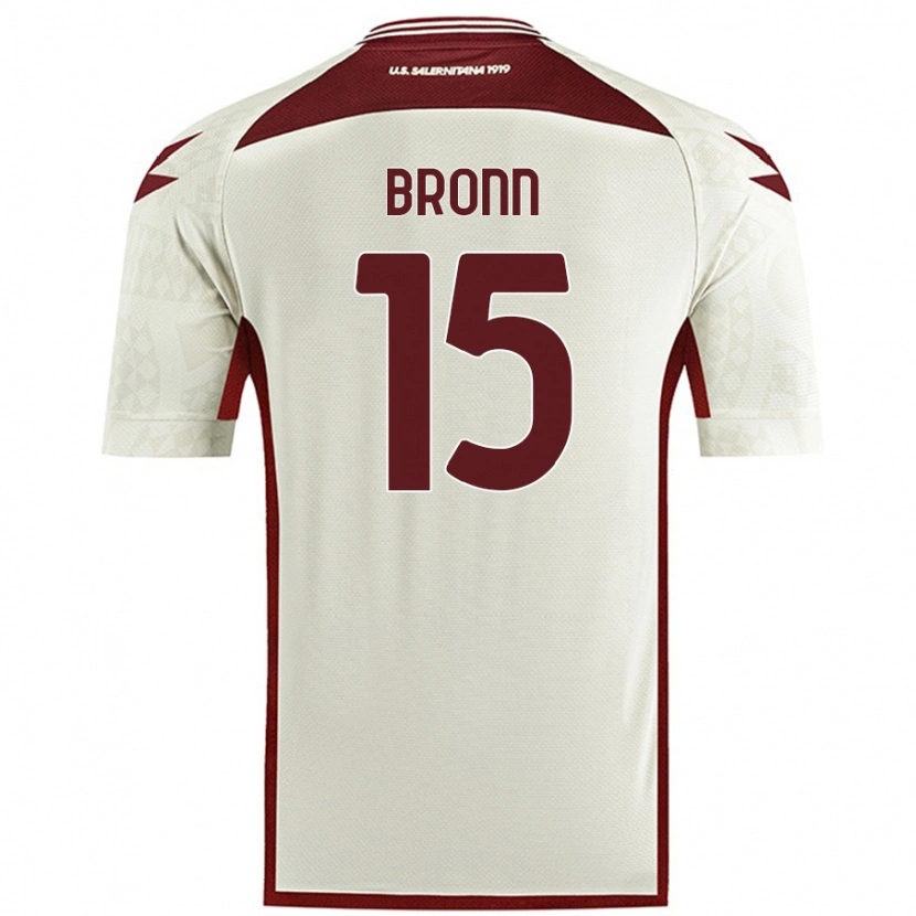 Danxen Męski Dylan Bronn #15 Kolor Kremowy Wyjazdowa Koszulka 2024/25 Koszulki Klubowe