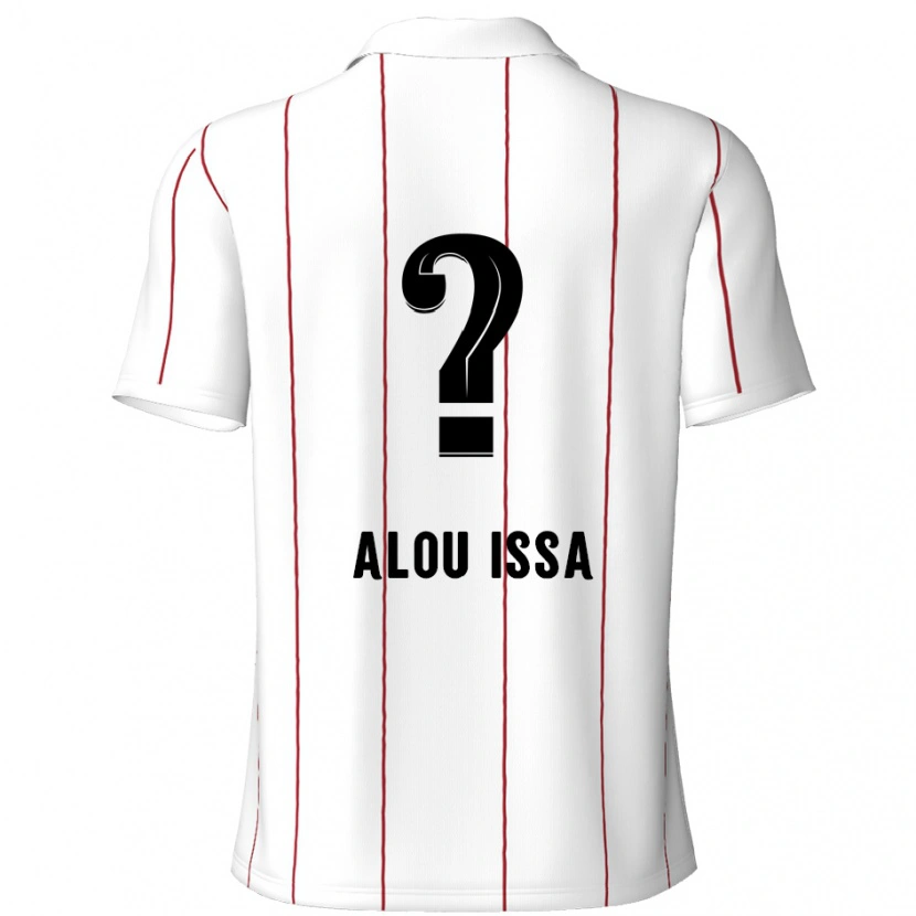 Danxen Męski Benjamin Alou Issa #0 Biały Czarny Wyjazdowa Koszulka 2024/25 Koszulki Klubowe