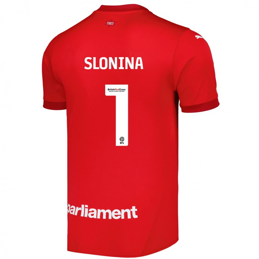 Danxen Kobiety Gabriel Slonina #1 Czerwony Domowa Koszulka 2024/25 Koszulki Klubowe