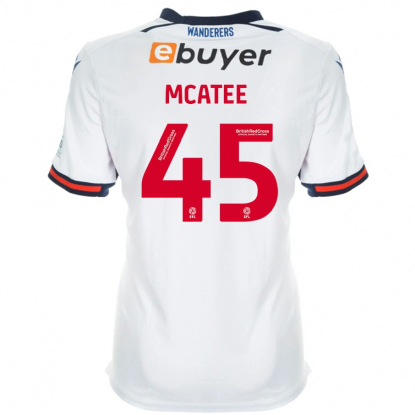 Danxen Kobiety John Mcatee #45 Biały Domowa Koszulka 2024/25 Koszulki Klubowe