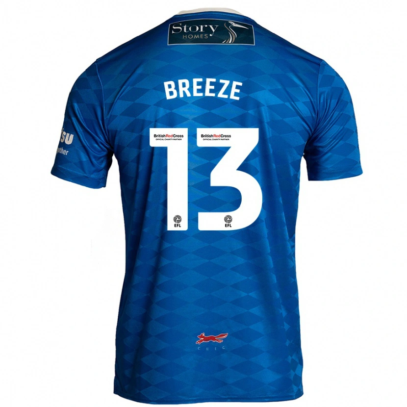 Danxen Kobiety Gabriel Breeze #13 Niebieski Domowa Koszulka 2024/25 Koszulki Klubowe