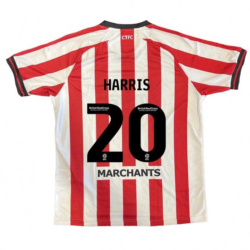 Danxen Kobiety Max Harris #20 Czerwony Biały Domowa Koszulka 2024/25 Koszulki Klubowe