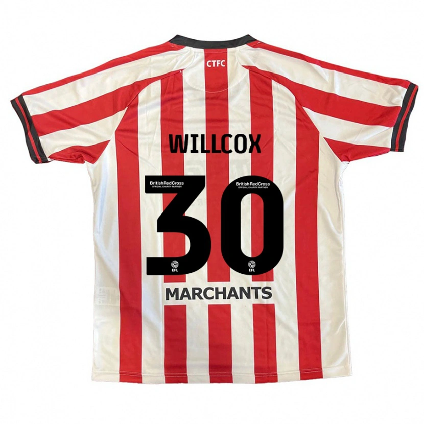 Danxen Kobiety Freddy Willcox #30 Czerwony Biały Domowa Koszulka 2024/25 Koszulki Klubowe