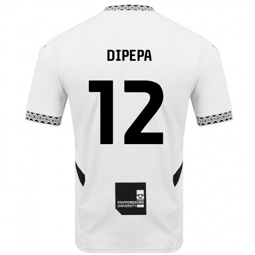 Danxen Kobiety Baylee Dipepa #12 Biały Domowa Koszulka 2024/25 Koszulki Klubowe