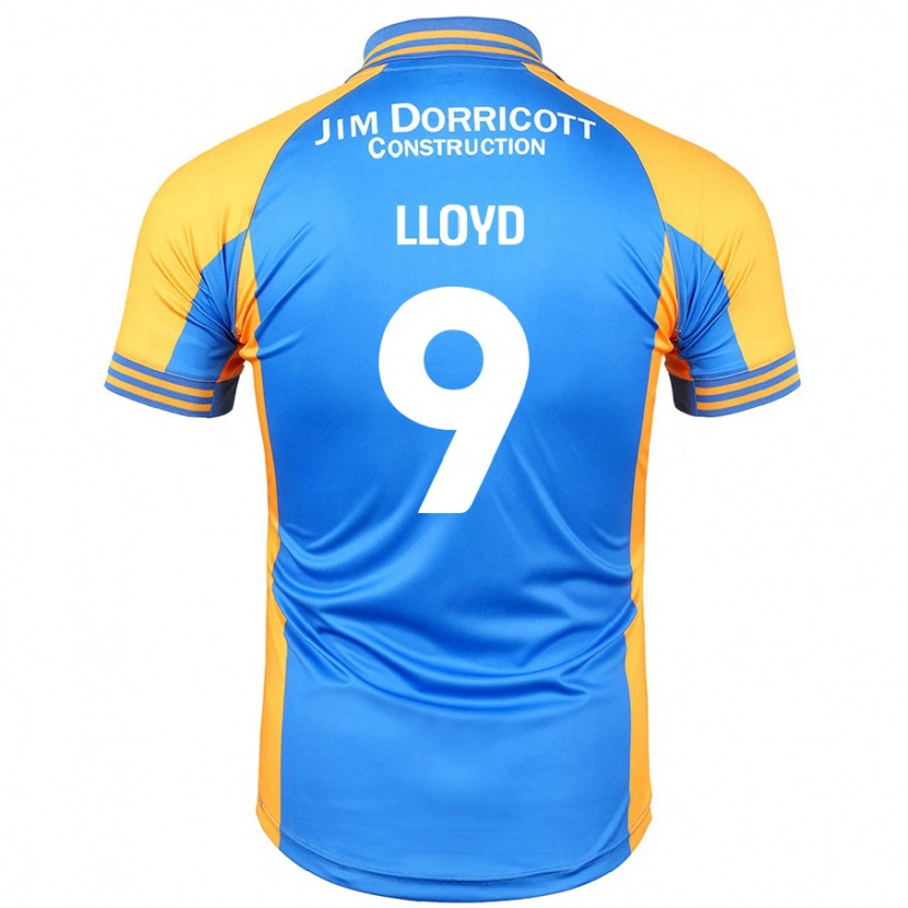 Danxen Kobiety George Lloyd #9 Niebieski Bursztynowy Domowa Koszulka 2024/25 Koszulki Klubowe