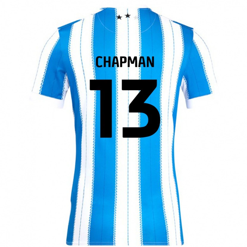 Danxen Kobiety Jacob Chapman #13 Niebieski Biały Domowa Koszulka 2024/25 Koszulki Klubowe