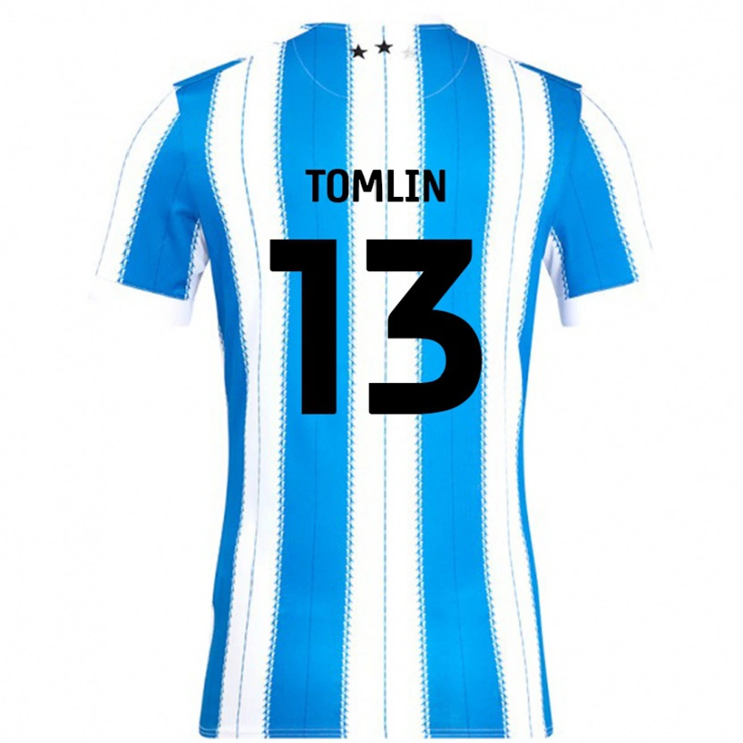 Danxen Kobiety Phoebe Tomlin #13 Niebieski Biały Domowa Koszulka 2024/25 Koszulki Klubowe