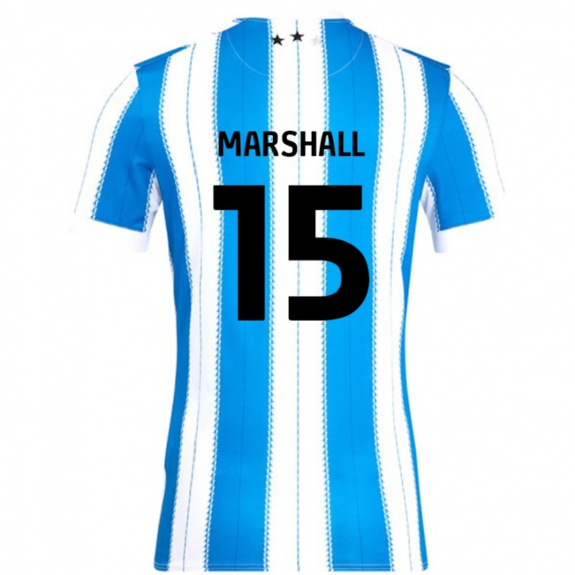 Danxen Kobiety Georgia Marshall #15 Niebieski Biały Domowa Koszulka 2024/25 Koszulki Klubowe