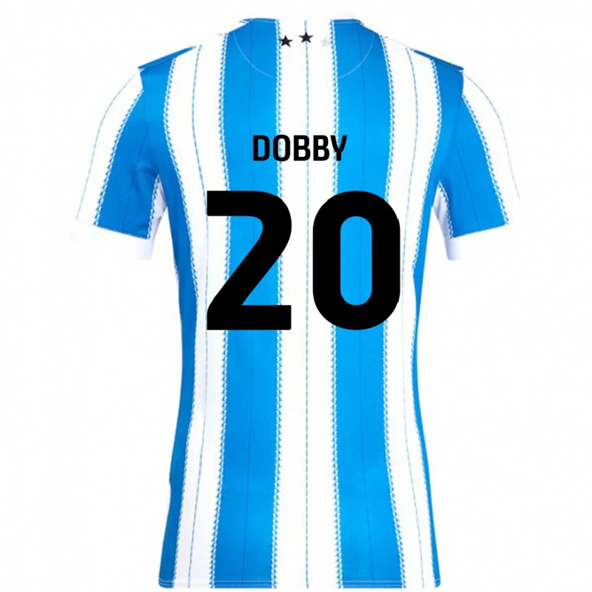 Danxen Kobiety Sarah Dobby #20 Niebieski Biały Domowa Koszulka 2024/25 Koszulki Klubowe