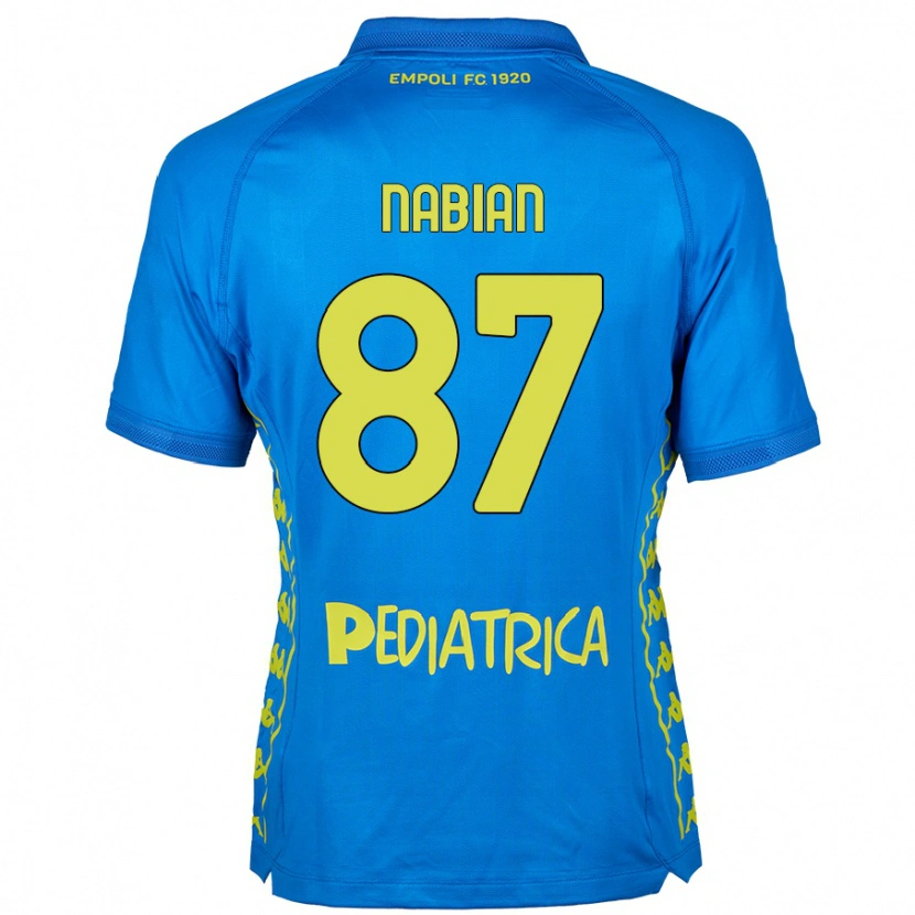Danxen Kobiety Herculano Nabian #87 Niebieski Domowa Koszulka 2024/25 Koszulki Klubowe