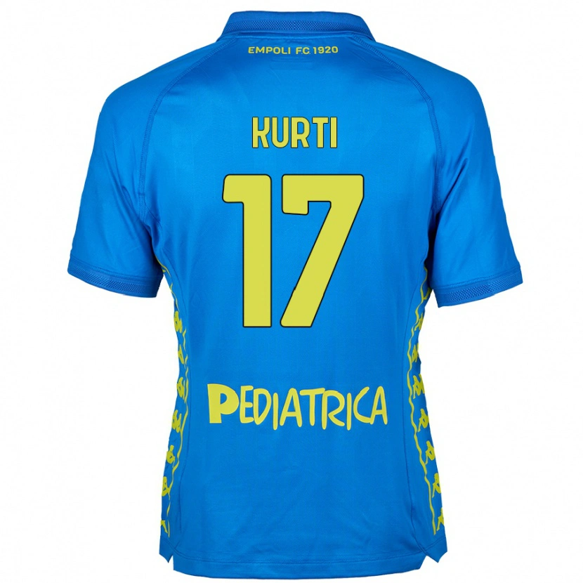 Danxen Kobiety Adi Kurti #17 Niebieski Domowa Koszulka 2024/25 Koszulki Klubowe