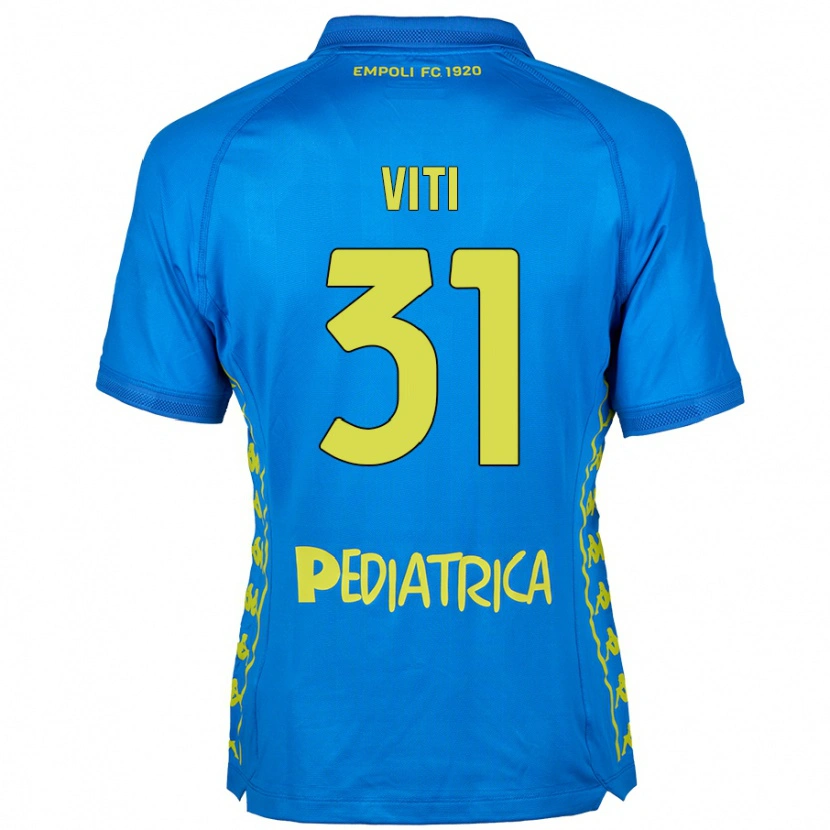 Danxen Kobiety Vittorio Viti #31 Niebieski Domowa Koszulka 2024/25 Koszulki Klubowe