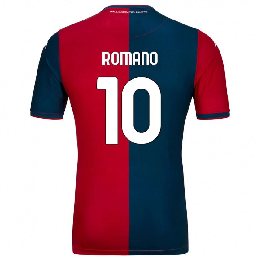 Danxen Kobiety Marco Romano #10 Czerwony Ciemnoniebieski Domowa Koszulka 2024/25 Koszulki Klubowe