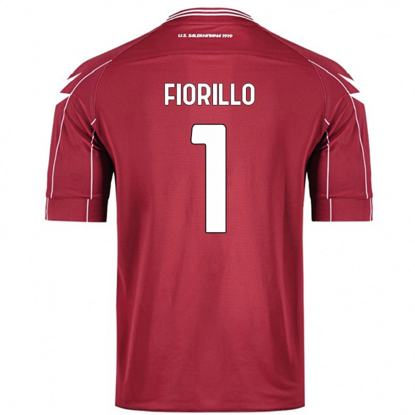 Danxen Kobiety Vincenzo Fiorillo #1 Burgundowy Domowa Koszulka 2024/25 Koszulki Klubowe