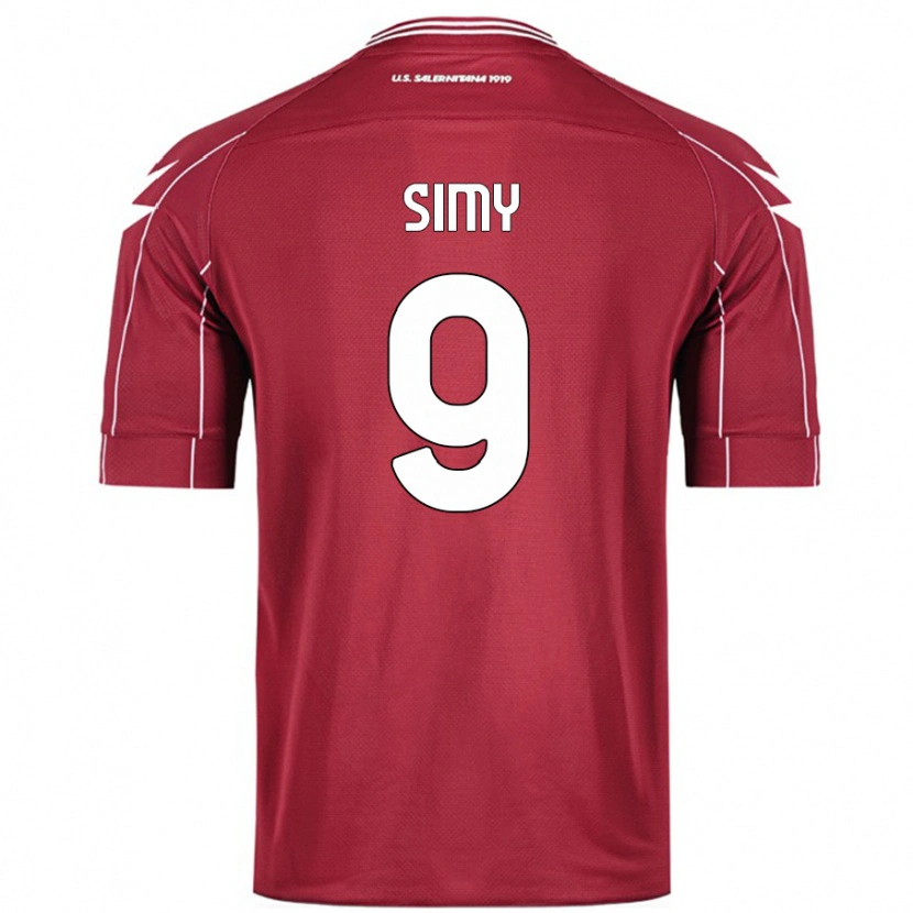 Danxen Kobiety Simy #9 Burgundowy Domowa Koszulka 2024/25 Koszulki Klubowe