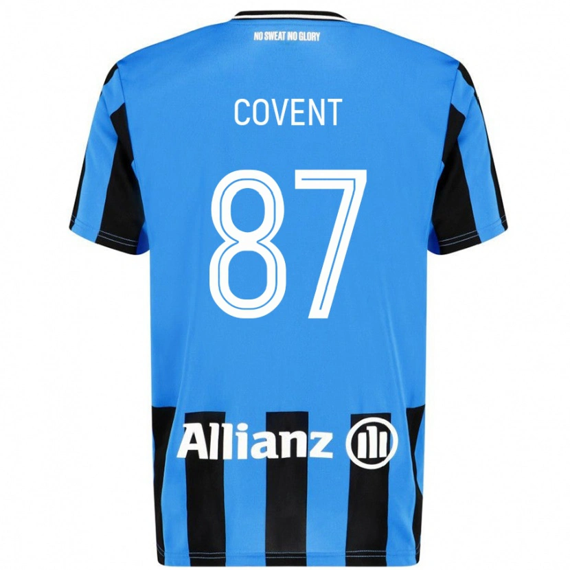 Danxen Kobiety Jorijn Covent #87 Niebieski Czarny Domowa Koszulka 2024/25 Koszulki Klubowe