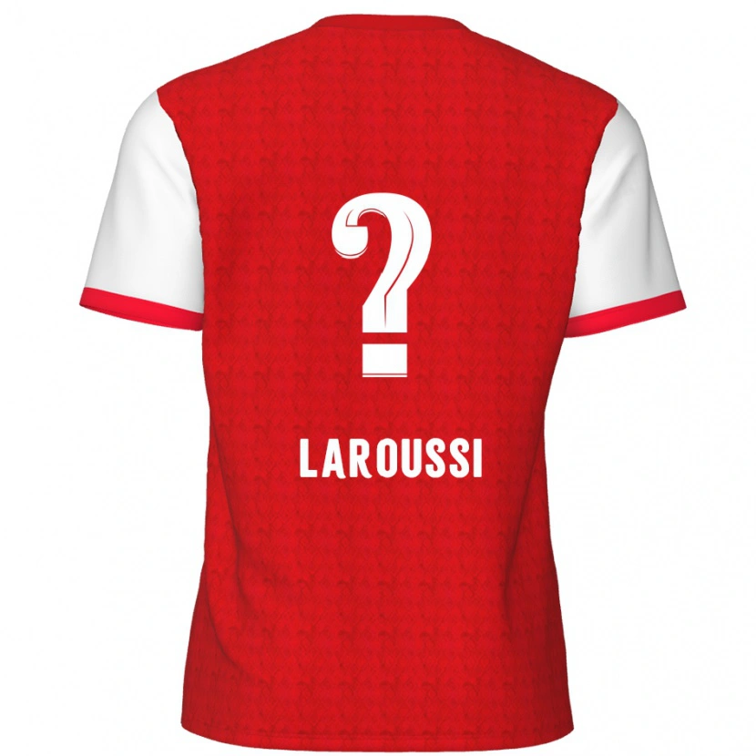 Danxen Kobiety Nizar Laroussi #0 Czerwony Biały Domowa Koszulka 2024/25 Koszulki Klubowe