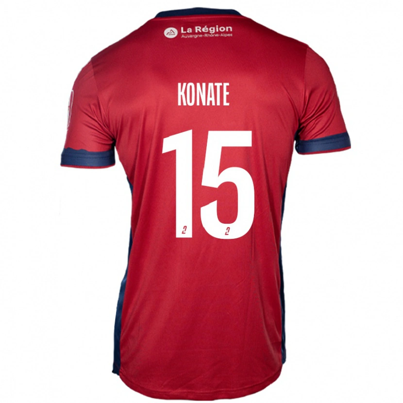 Danxen Kobiety Cheick Oumar Konaté #15 Jasny Bordowy Domowa Koszulka 2024/25 Koszulki Klubowe