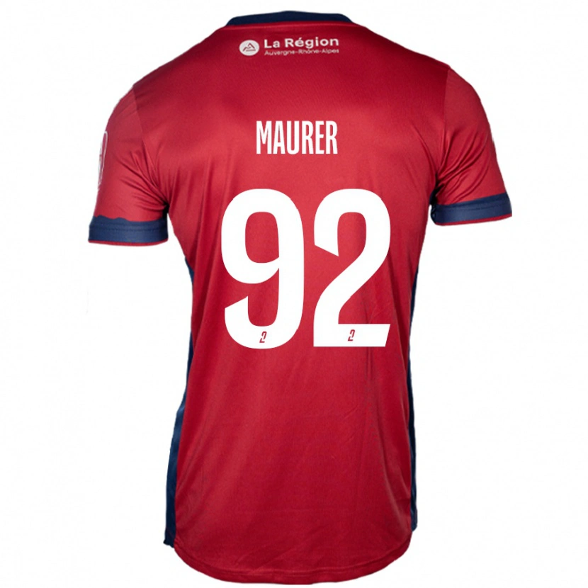 Danxen Kobiety Aïman Maurer #92 Jasny Bordowy Domowa Koszulka 2024/25 Koszulki Klubowe