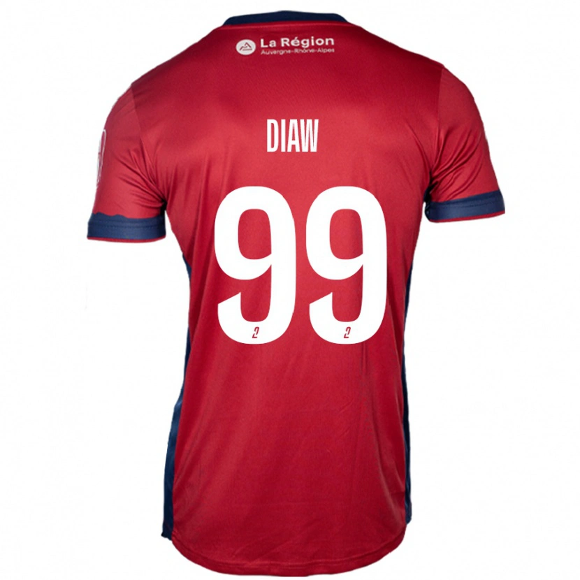 Danxen Kobiety Mory Diaw #99 Jasny Bordowy Domowa Koszulka 2024/25 Koszulki Klubowe