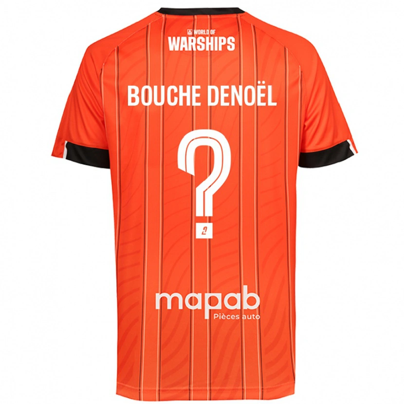 Danxen Kobiety Max Bouche Denoël #0 Pomarańczowy Domowa Koszulka 2024/25 Koszulki Klubowe
