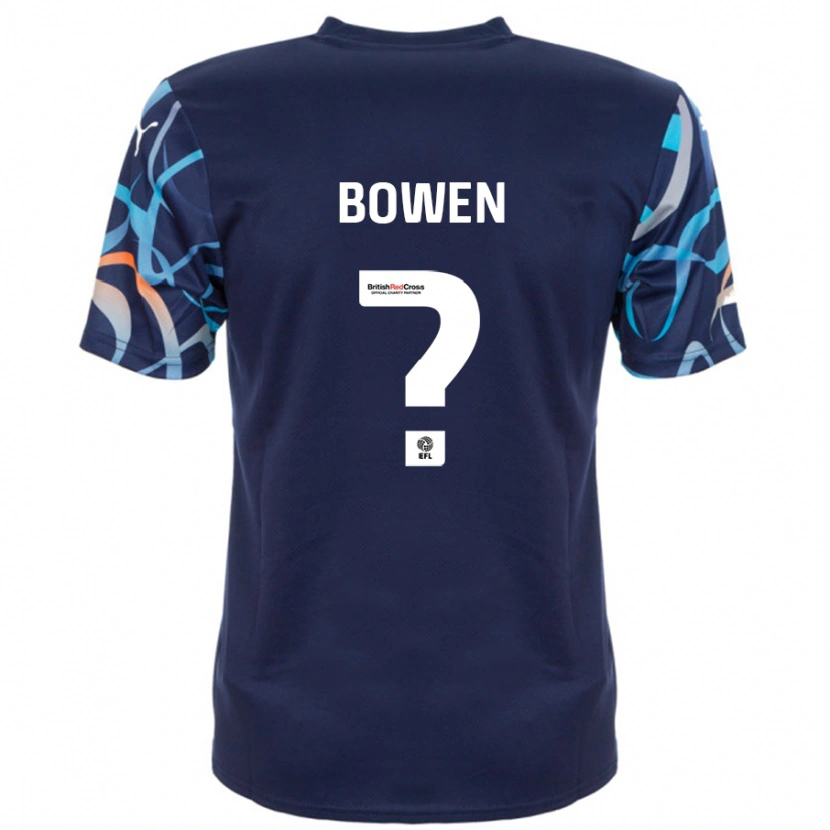 Danxen Kobiety Taylor Bowen #0 Granatowy Wyjazdowa Koszulka 2024/25 Koszulki Klubowe