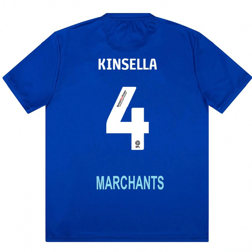 Danxen Kobiety Liam Kinsella #4 Zielony Wyjazdowa Koszulka 2024/25 Koszulki Klubowe