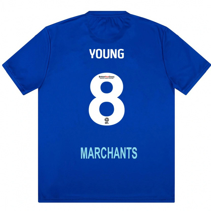Danxen Kobiety Luke Young #8 Zielony Wyjazdowa Koszulka 2024/25 Koszulki Klubowe