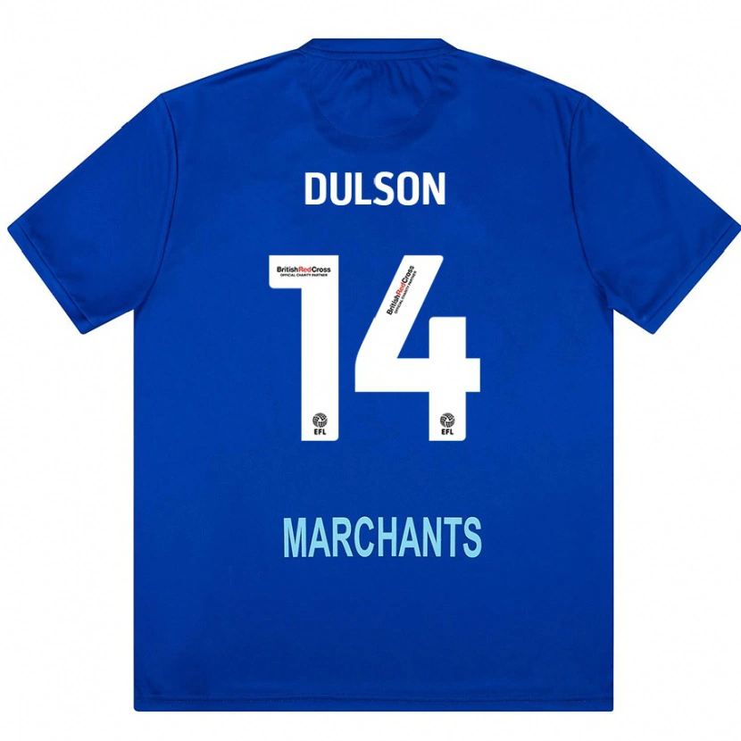 Danxen Kobiety Liam Dulson #14 Zielony Wyjazdowa Koszulka 2024/25 Koszulki Klubowe