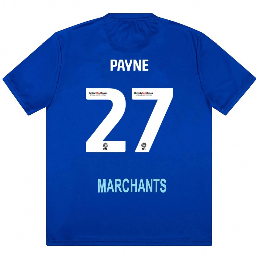 Danxen Kobiety Lewis Payne #27 Zielony Wyjazdowa Koszulka 2024/25 Koszulki Klubowe