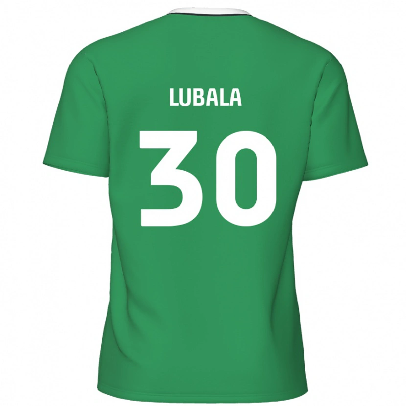 Danxen Kobiety Bez Lubala #30 Zielony Białe Paski Wyjazdowa Koszulka 2024/25 Koszulki Klubowe